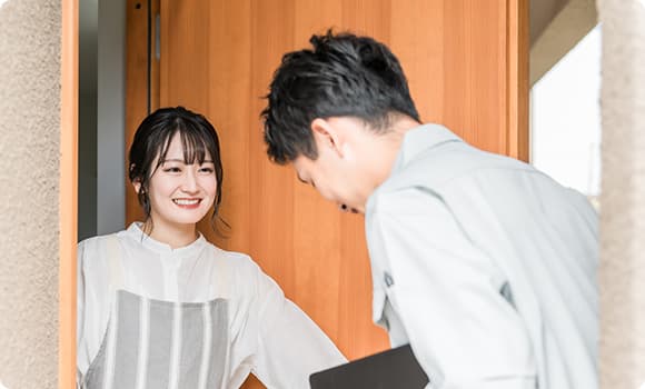 迅速対応でスピーディな施工